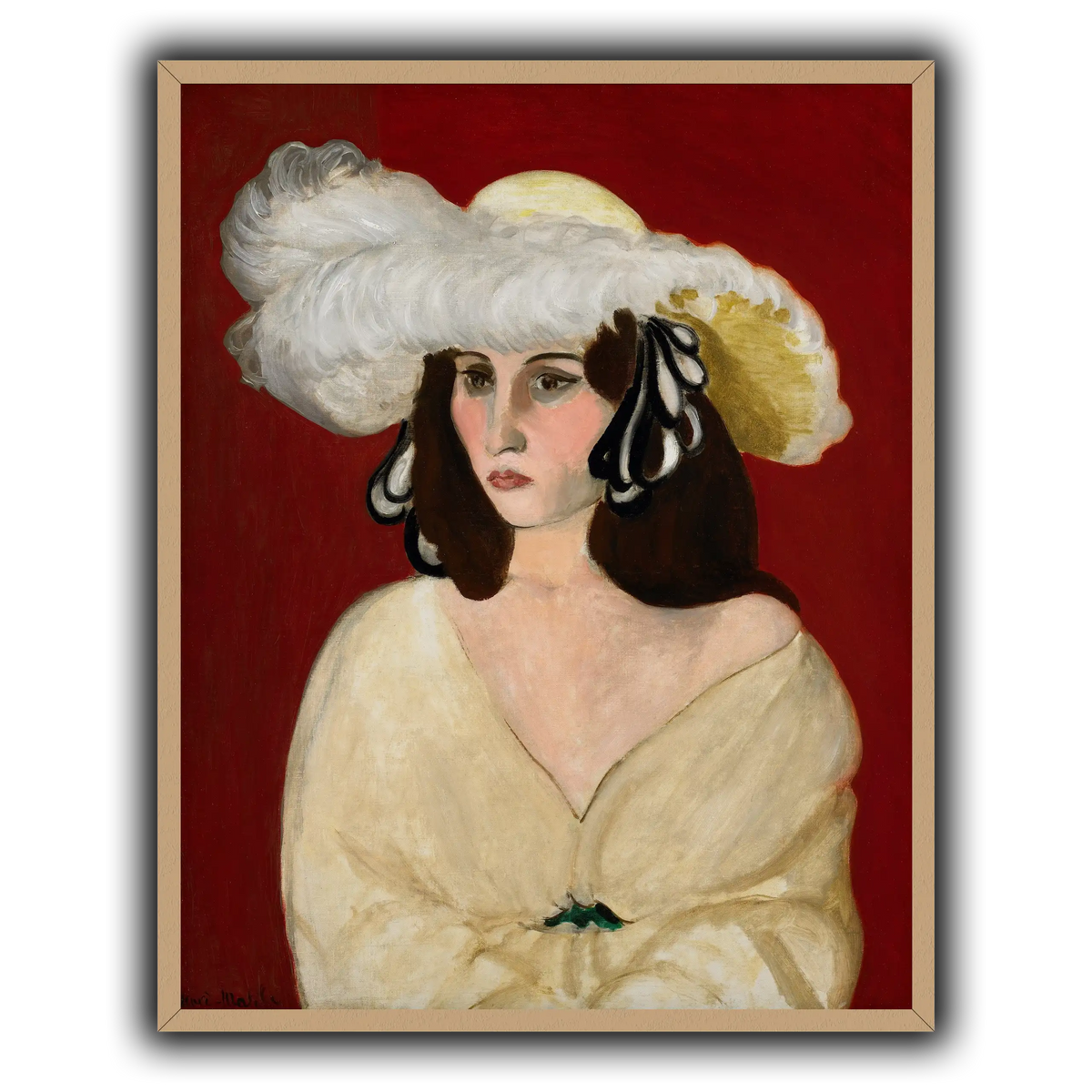 White_Plumes_Henri_Matisse