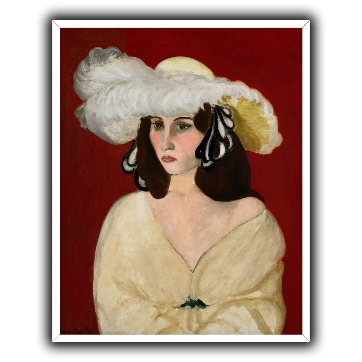 White_Plumes_Henri_Matisse