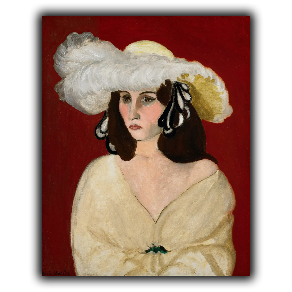 White_Plumes_Henri_Matisse