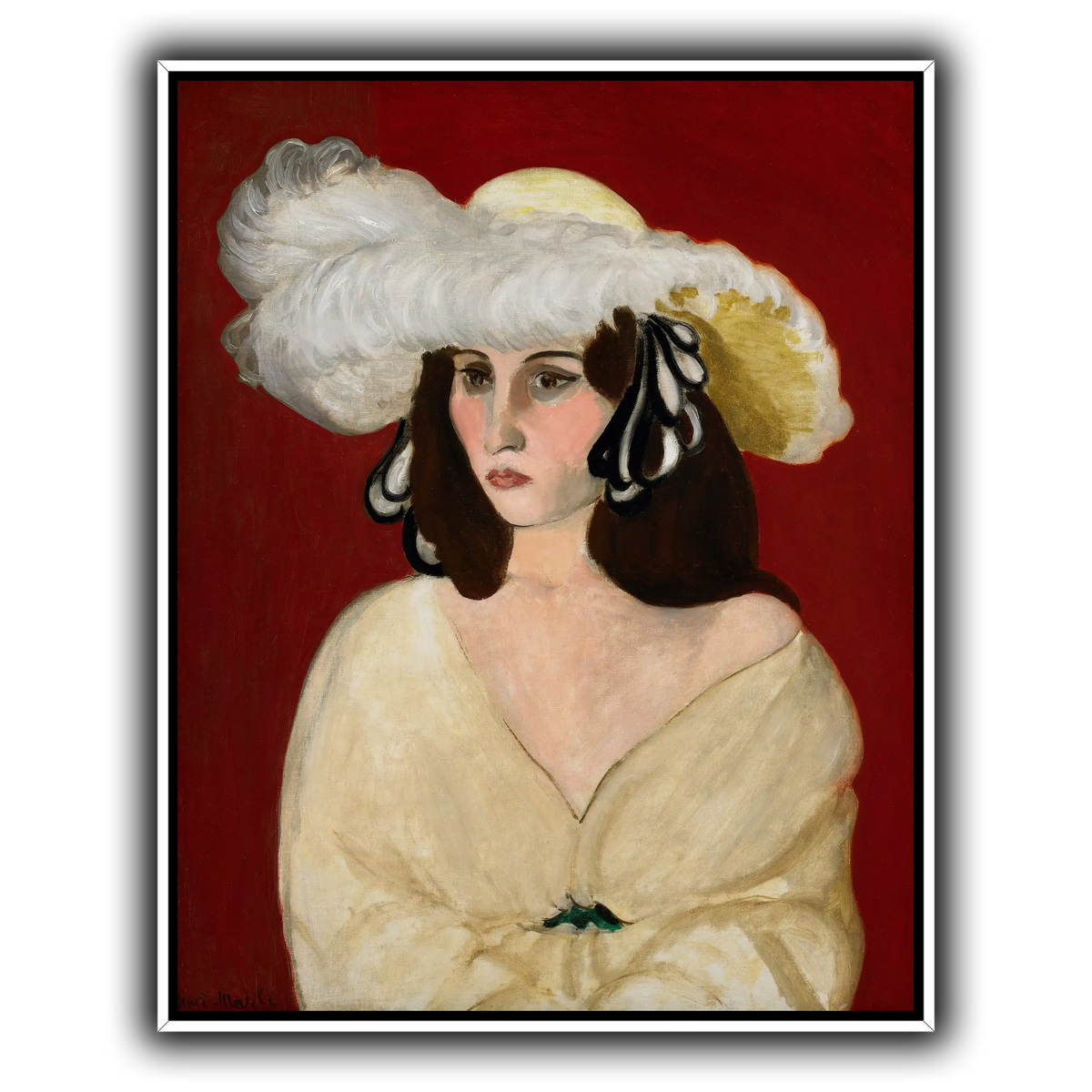 White_Plumes_Henri_Matisse
