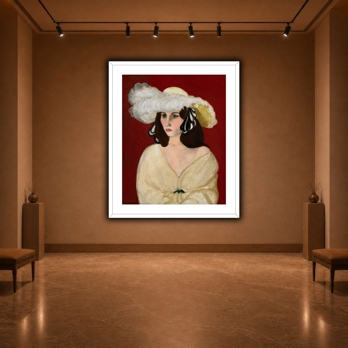 White_Plumes_Henri_Matisse warm-agallery