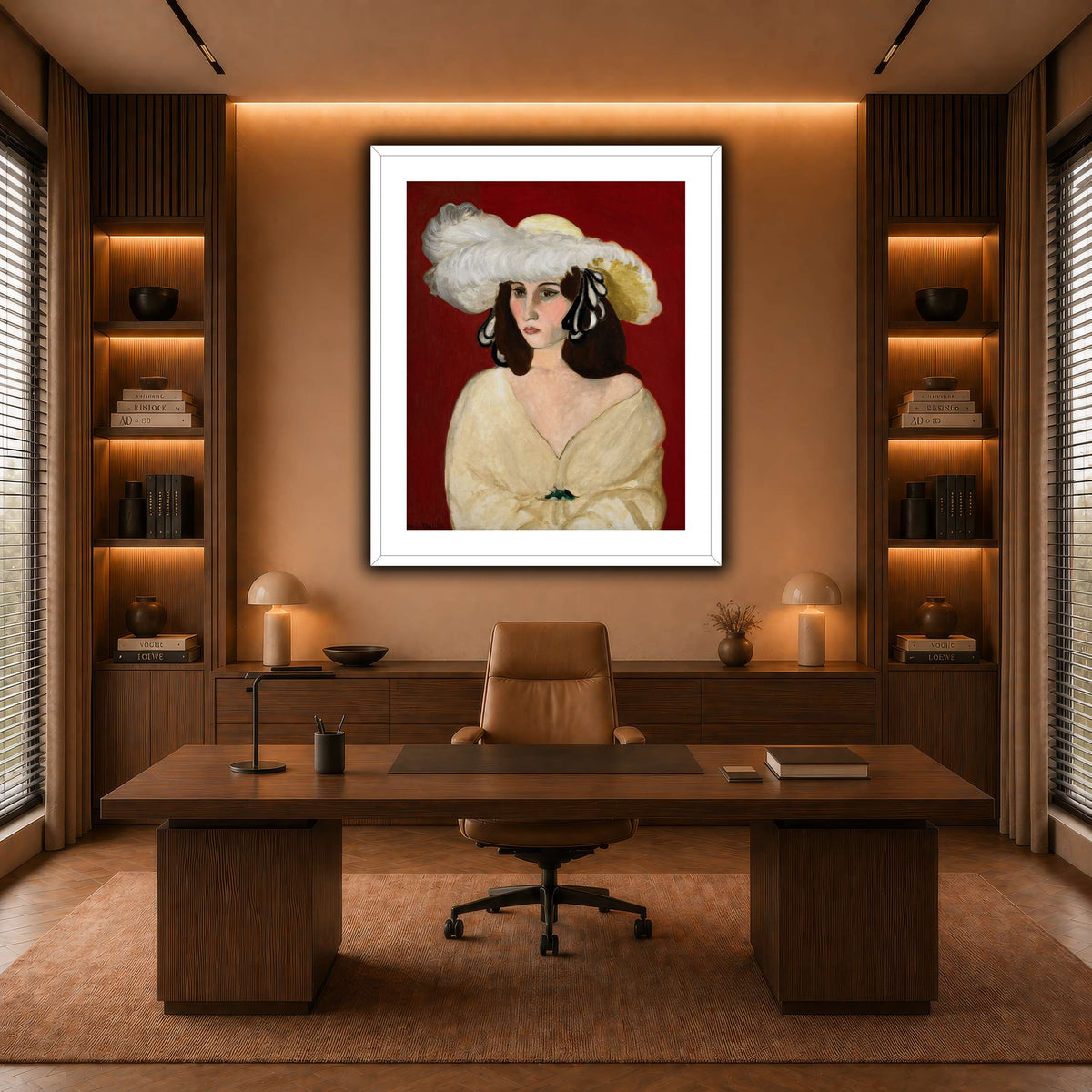 White_Plumes_Henri_Matisse warm-office