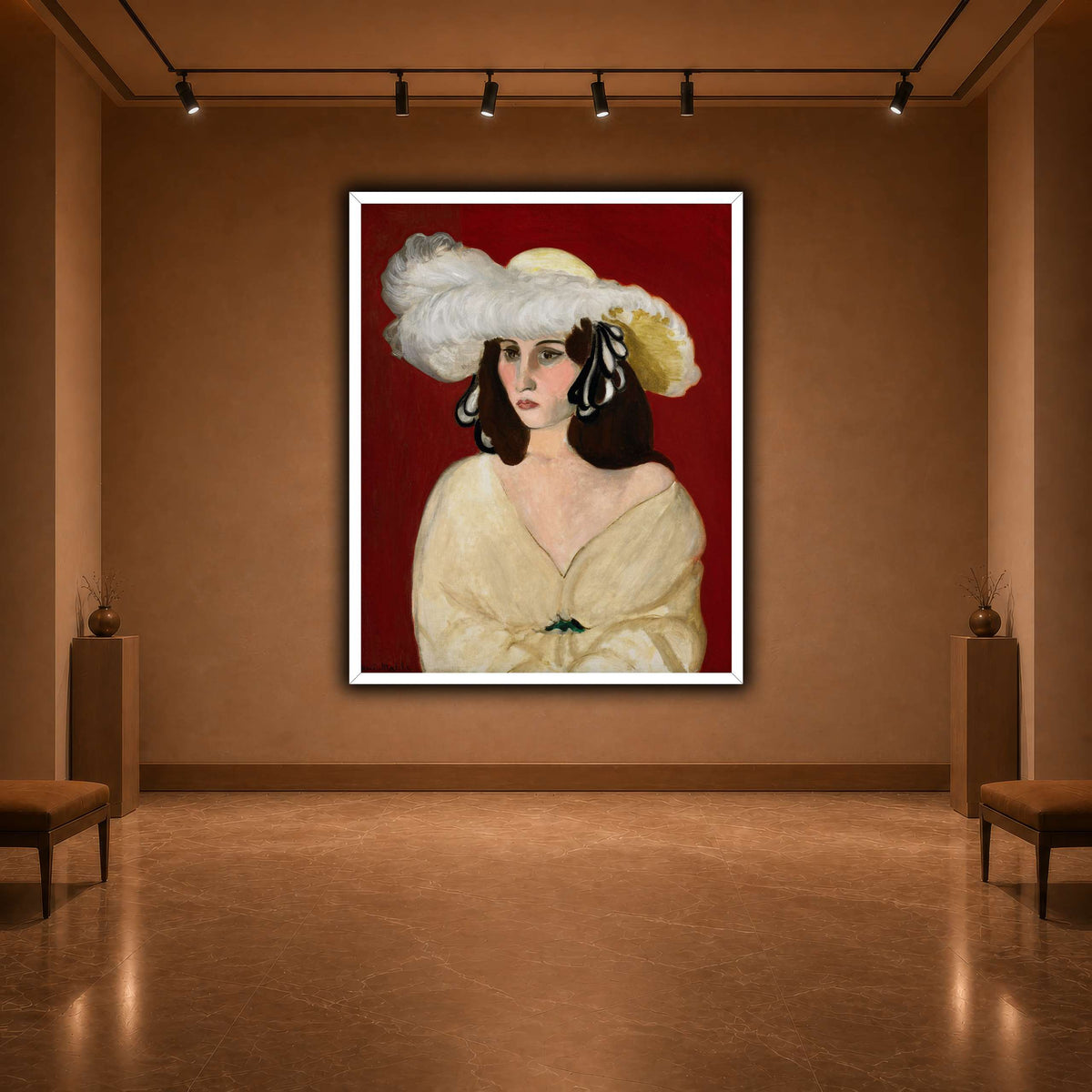 White_Plumes_Henri_Matisse warm-agallery
