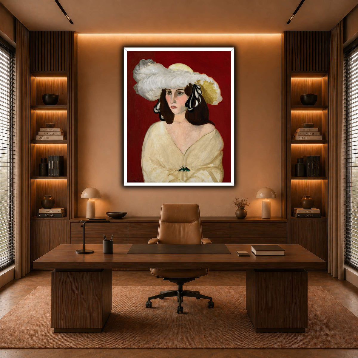 White_Plumes_Henri_Matisse warm-office