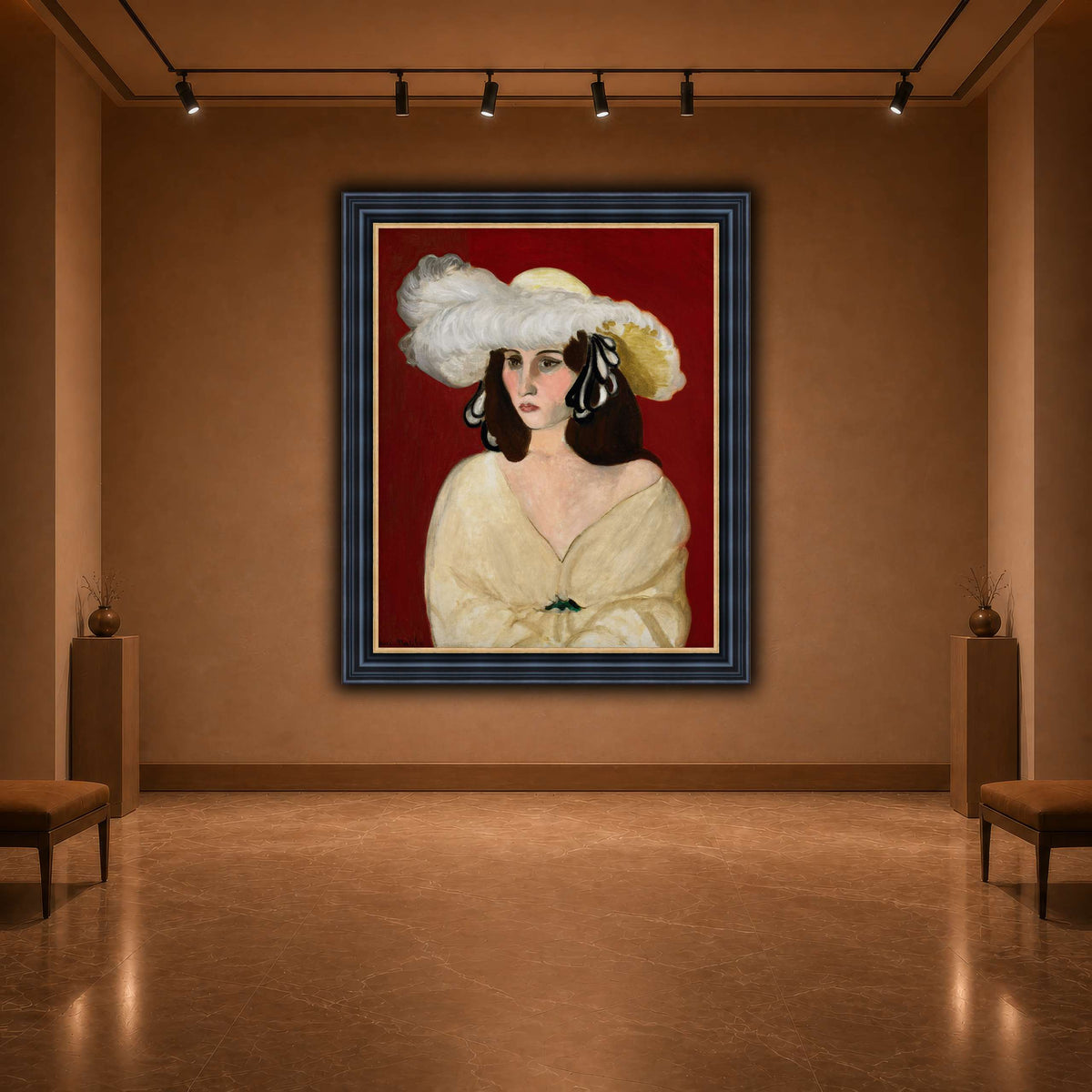 White_Plumes_Henri_Matisse warm-agallery