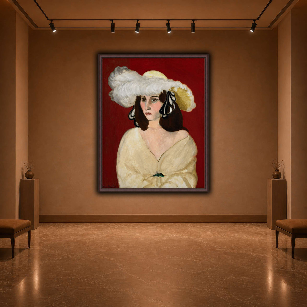 White_Plumes_Henri_Matisse warm-agallery