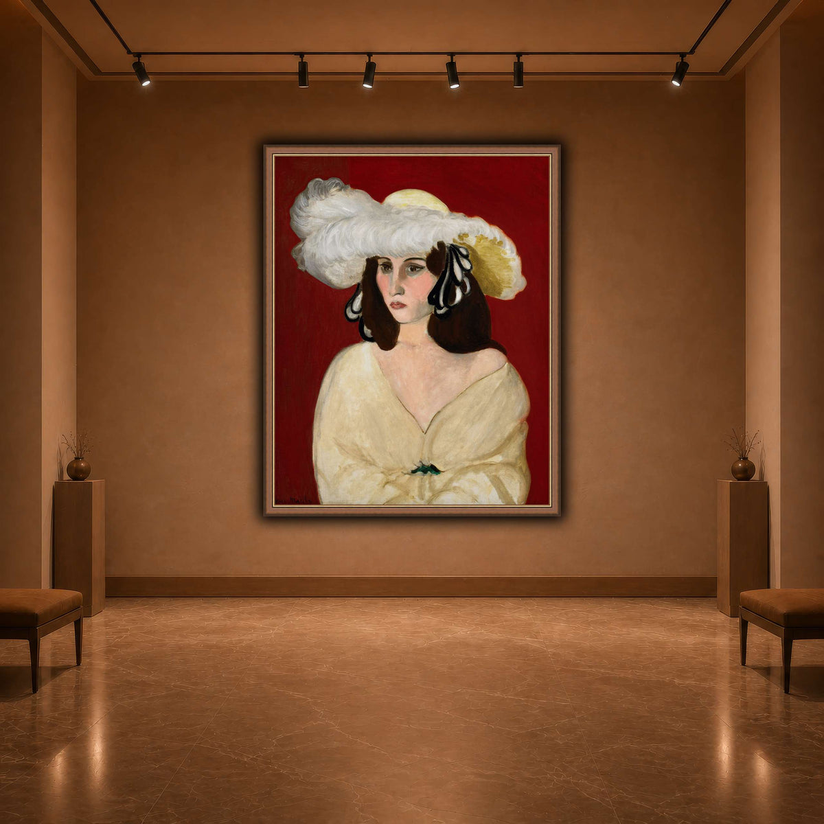 White_Plumes_Henri_Matisse warm-agallery