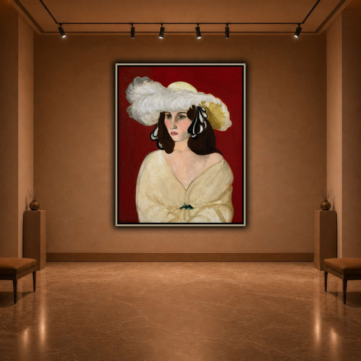 White_Plumes_Henri_Matisse warm-agallery