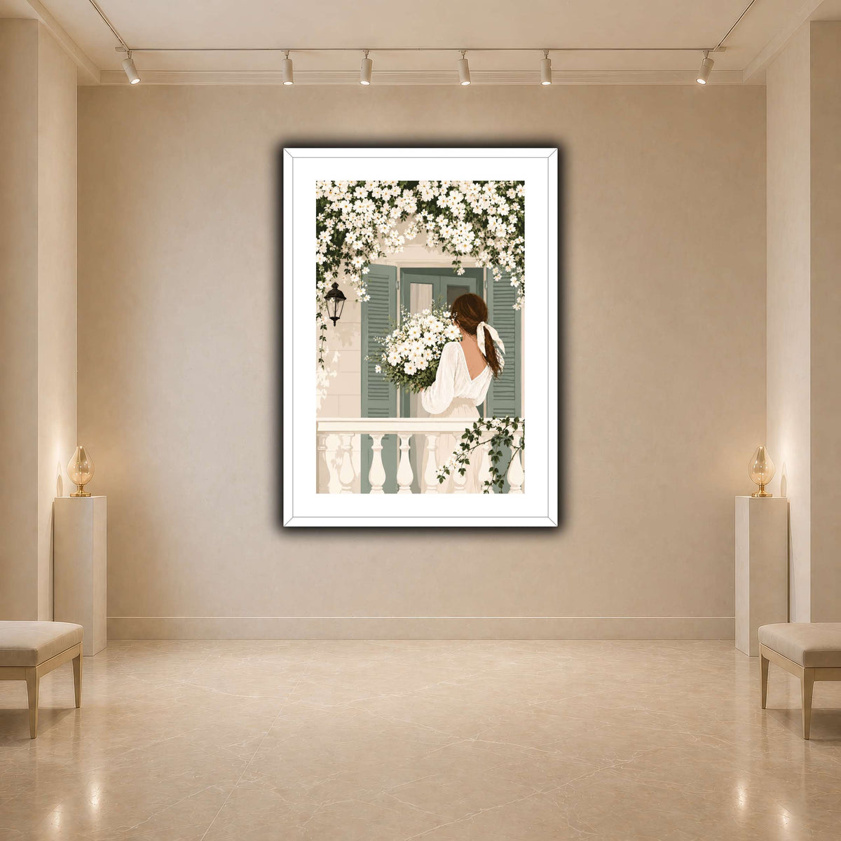 White Spring on the Balcony light neutral- agallery