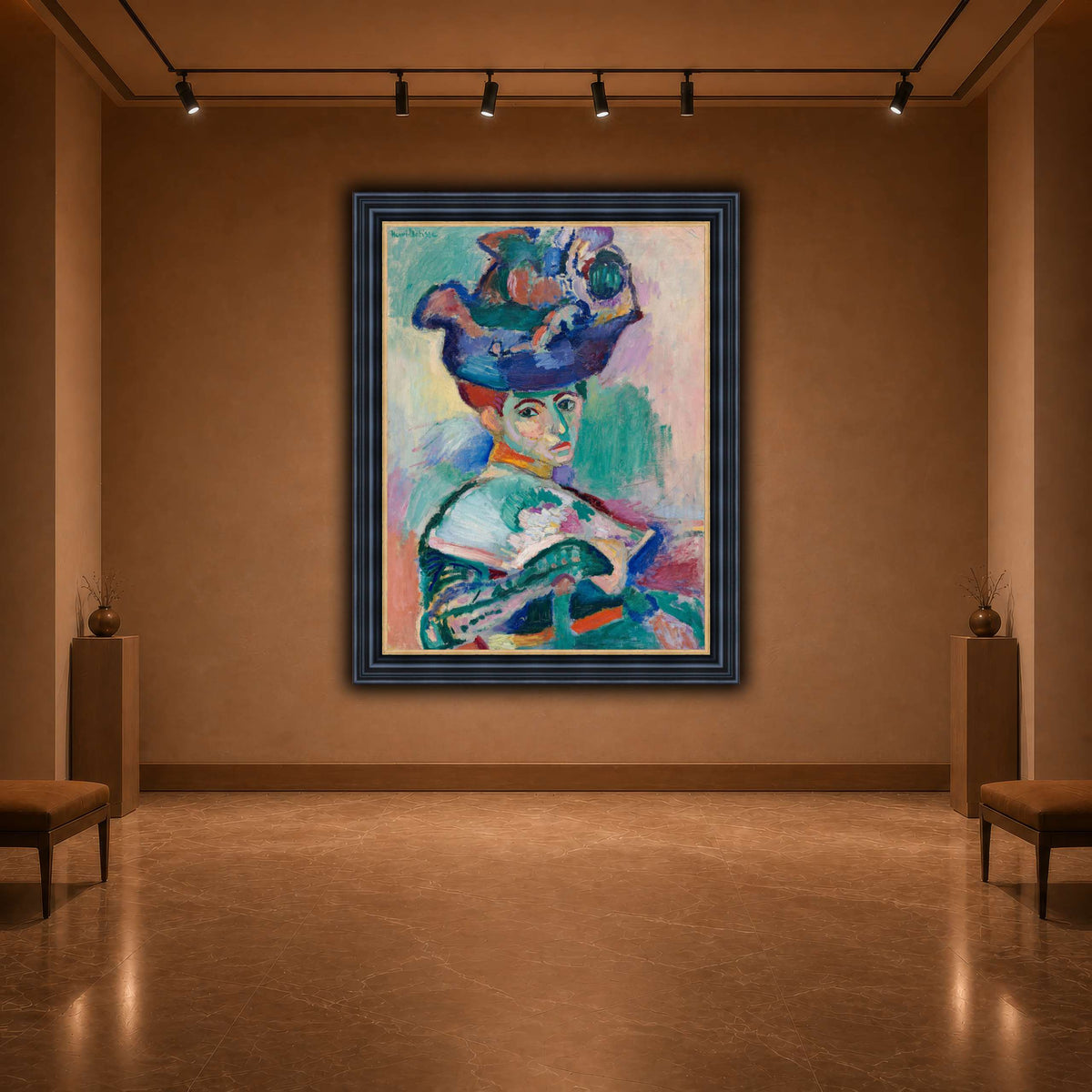 Woman-with-a-Hat_Henri_Matisse warm-agallery