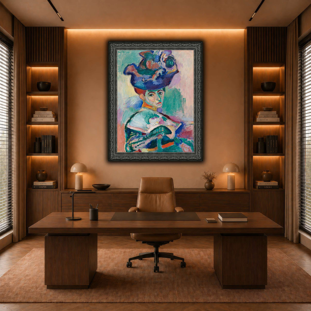 Woman-with-a-Hat_Henri_Matisse warm-office
