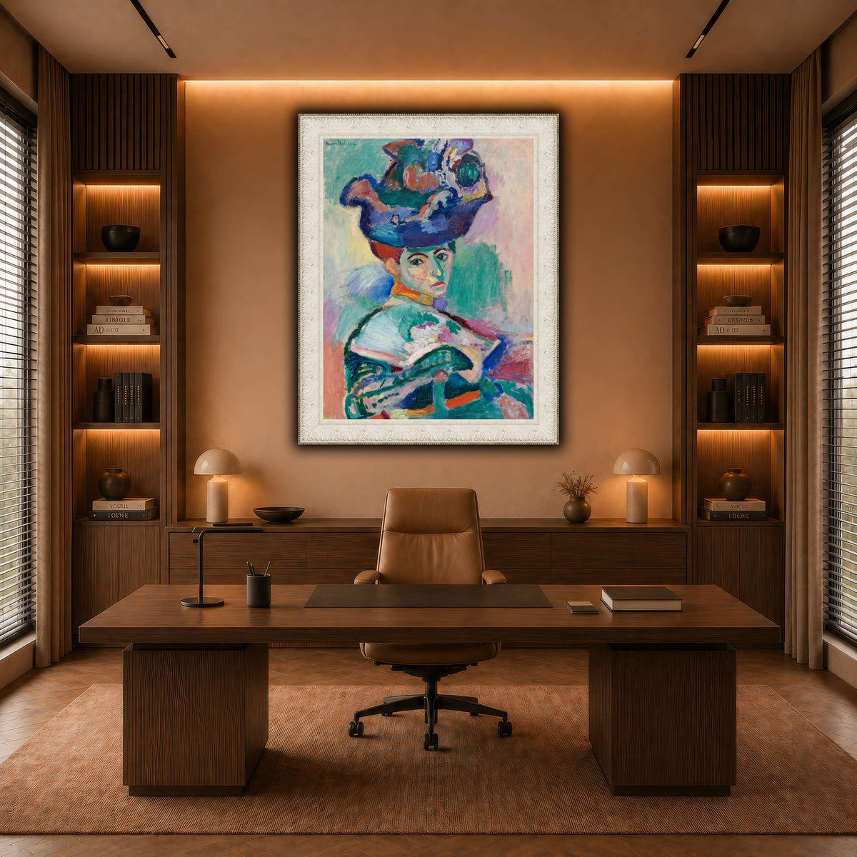 Woman-with-a-Hat_Henri_Matisse warm-office