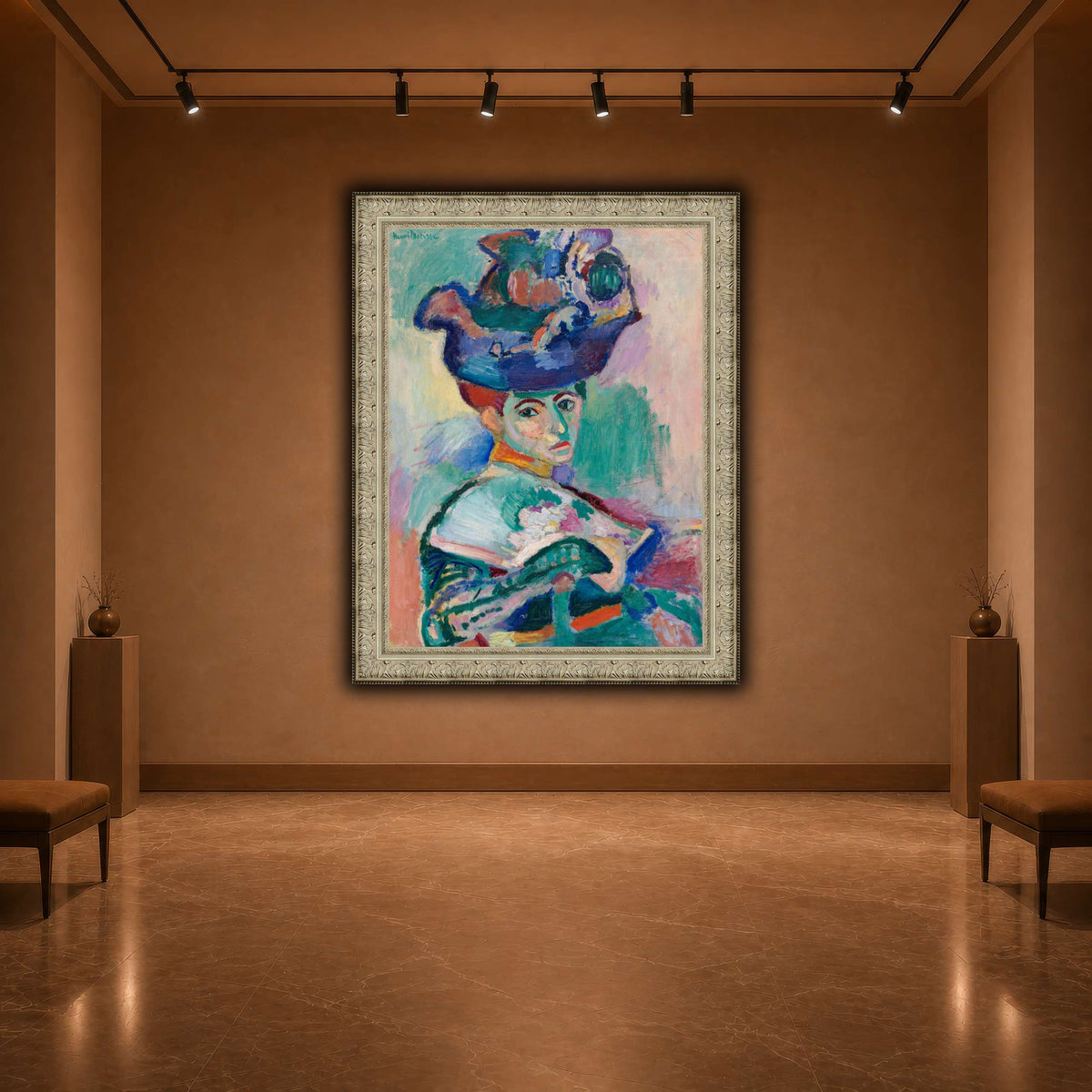 Woman-with-a-Hat_Henri_Matisse warm-agallery