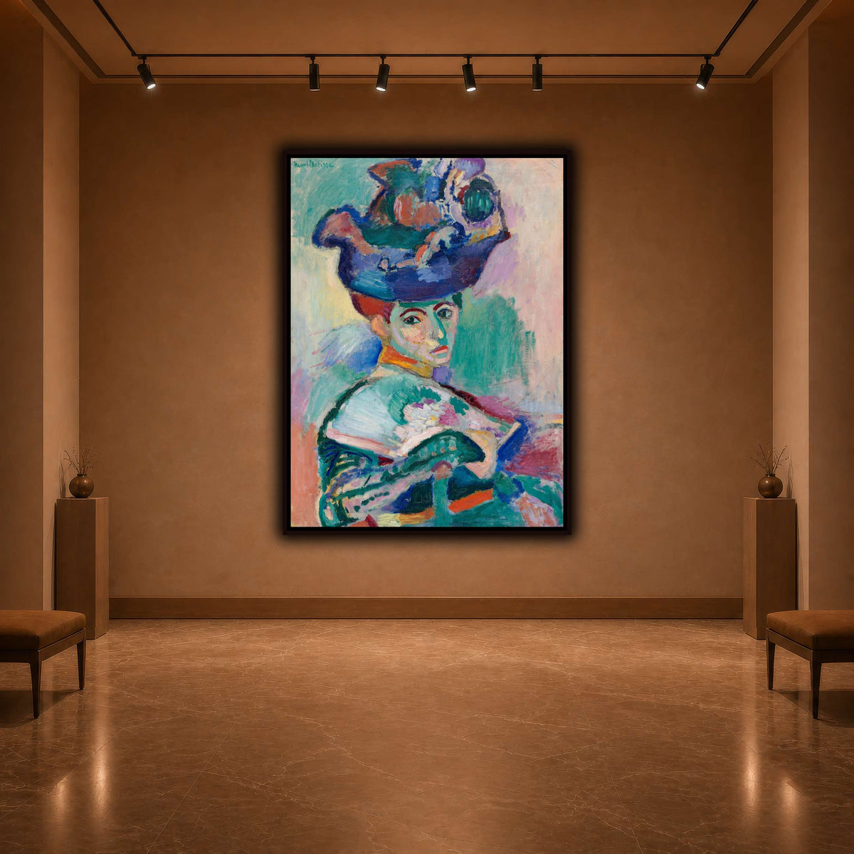 Woman-with-a-Hat_Henri_Matisse warm-agallery