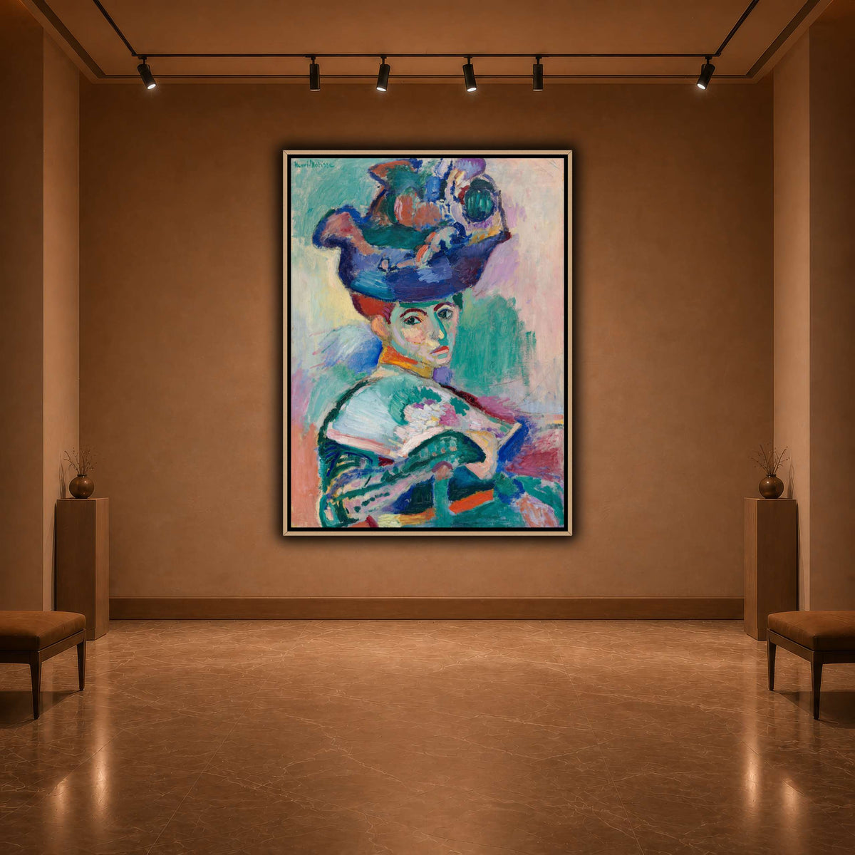 Woman-with-a-Hat_Henri_Matisse warm-agallery