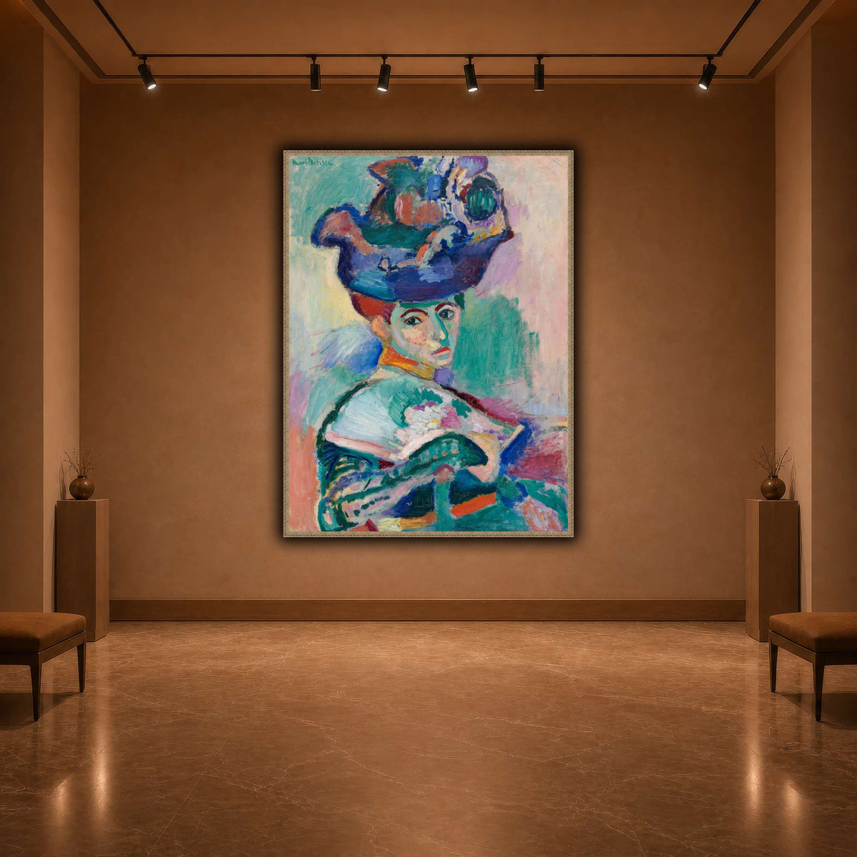 Woman-with-a-Hat_Henri_Matisse warm-agallery
