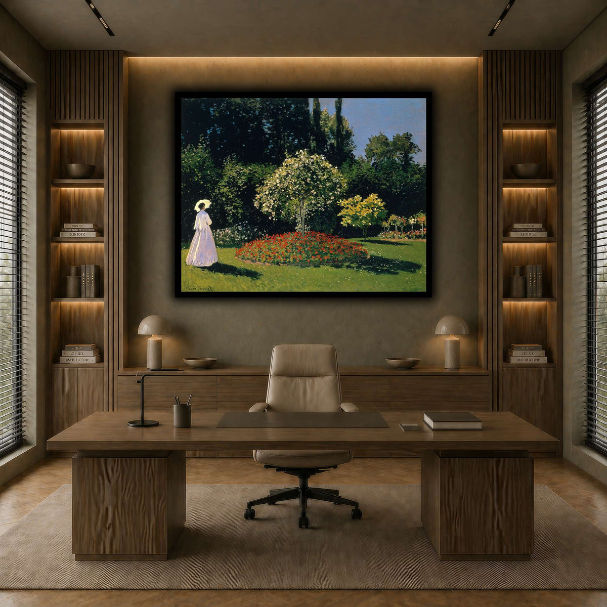 Woman in the Garden earth-office