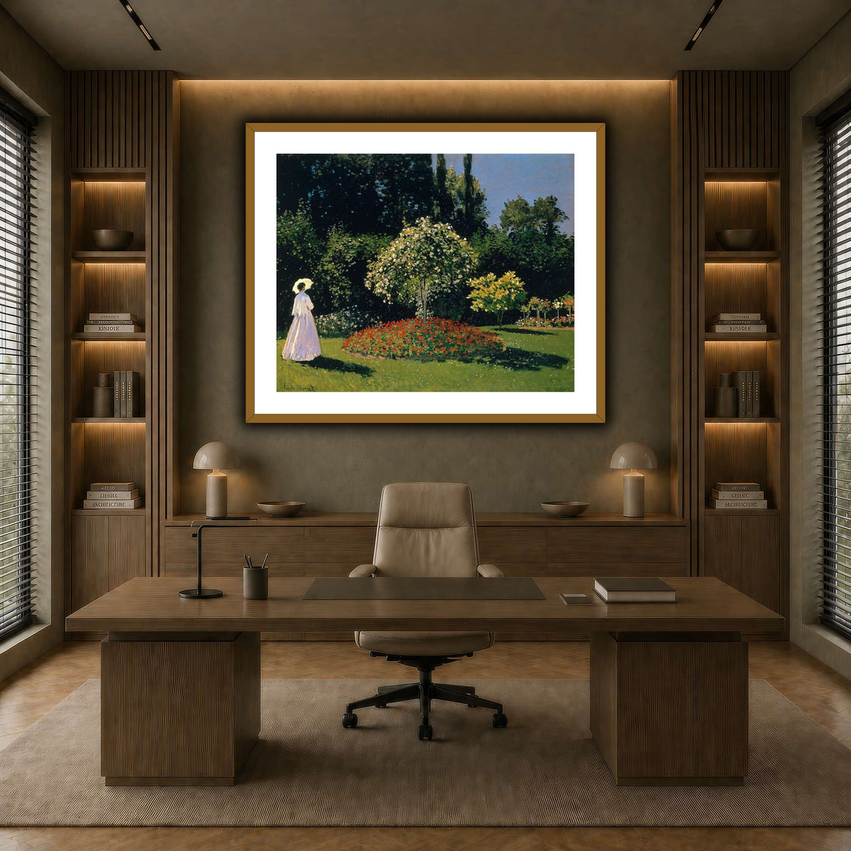 Woman in the Garden earth-office