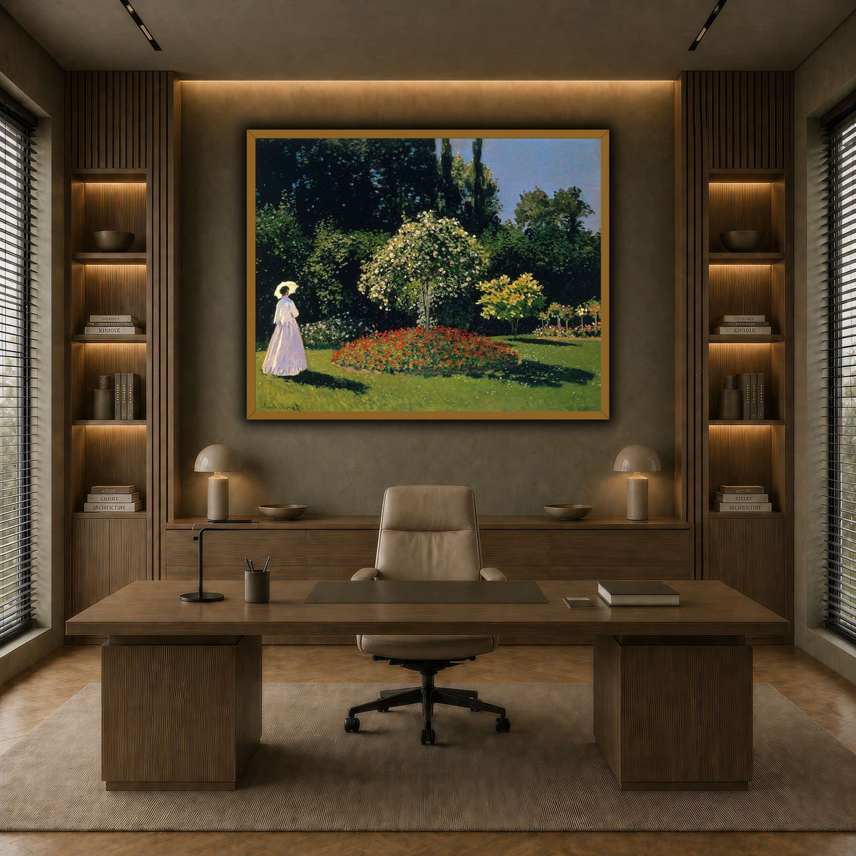 Woman in the Garden earth-office