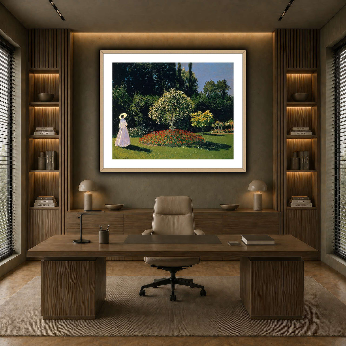 Woman in the Garden earth-office