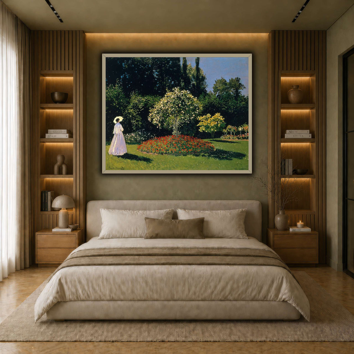 Woman in the Garden earth-bedroom