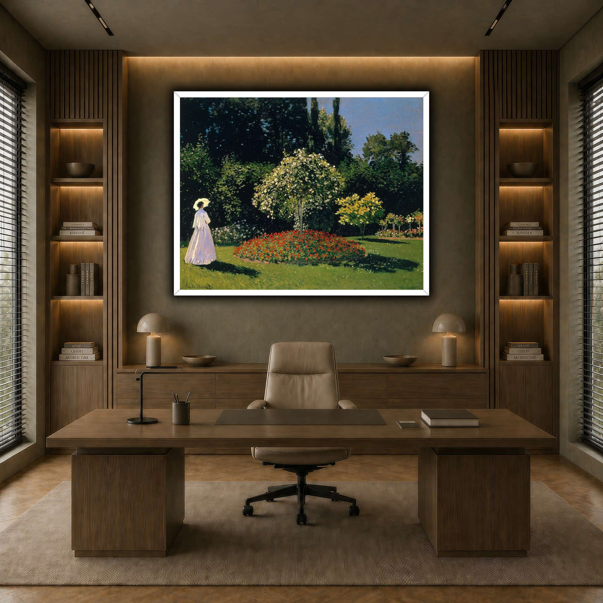 Woman in the Garden earth-office