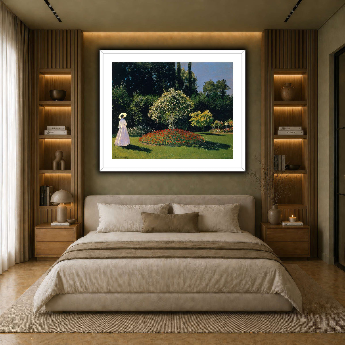 Woman in the Garden earth-bedroom
