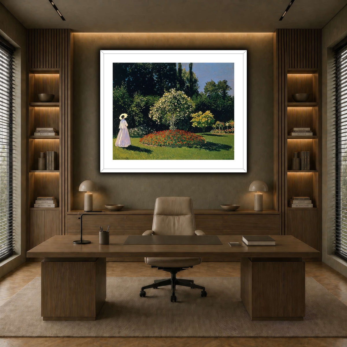 Woman in the Garden earth-office
