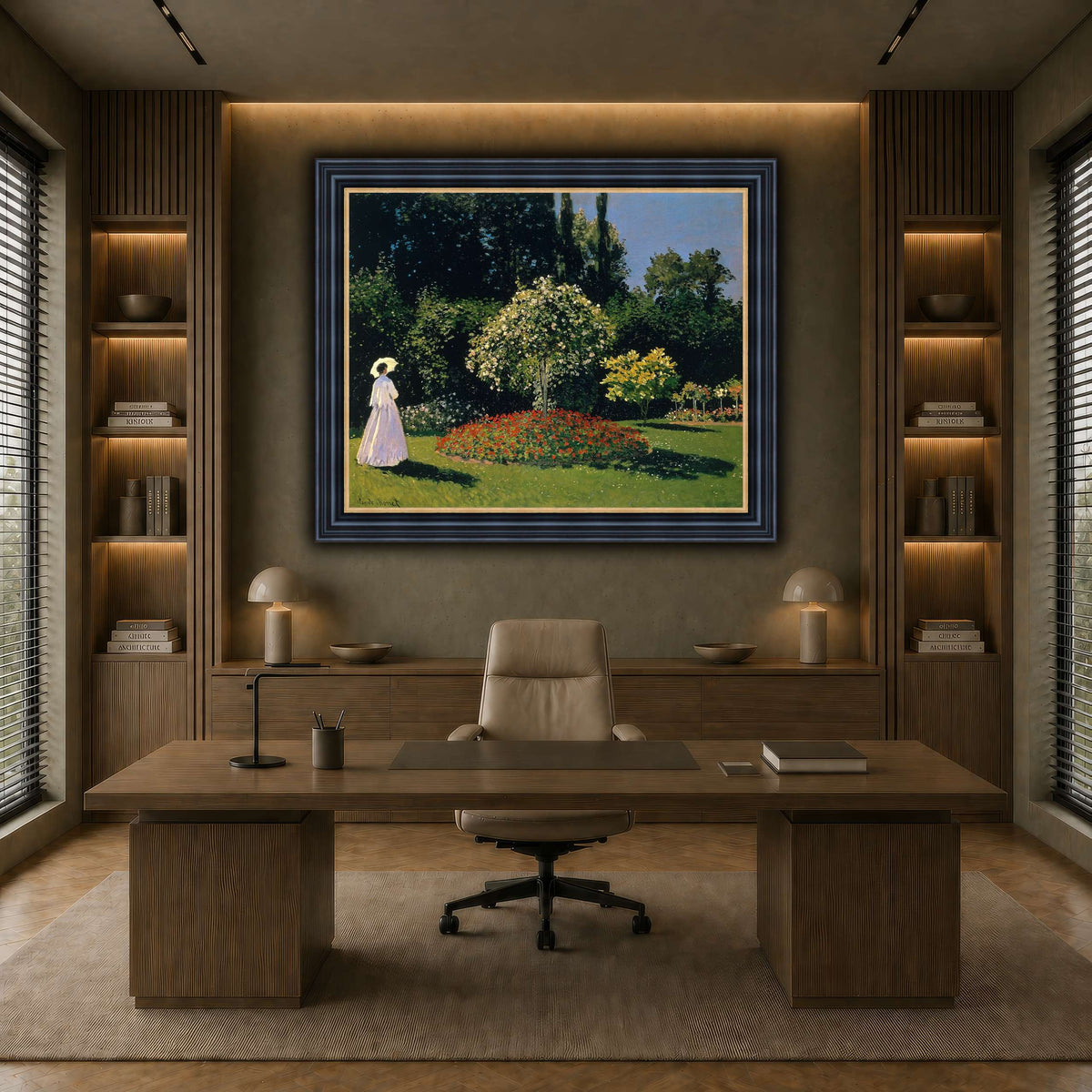 Woman in the Garden earth-office