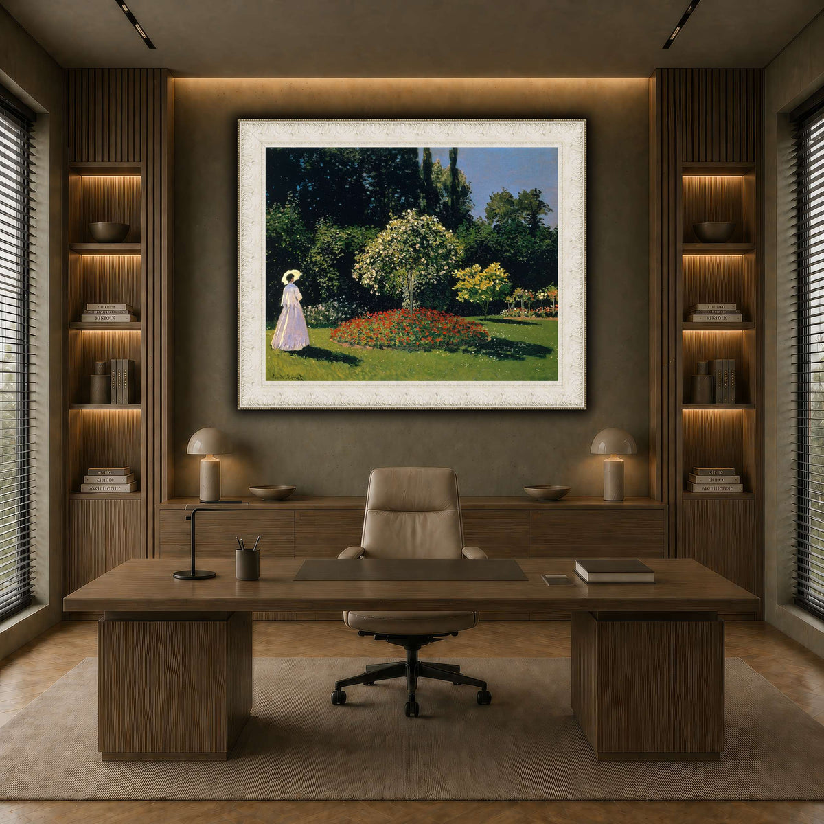 Woman in the Garden earth-office