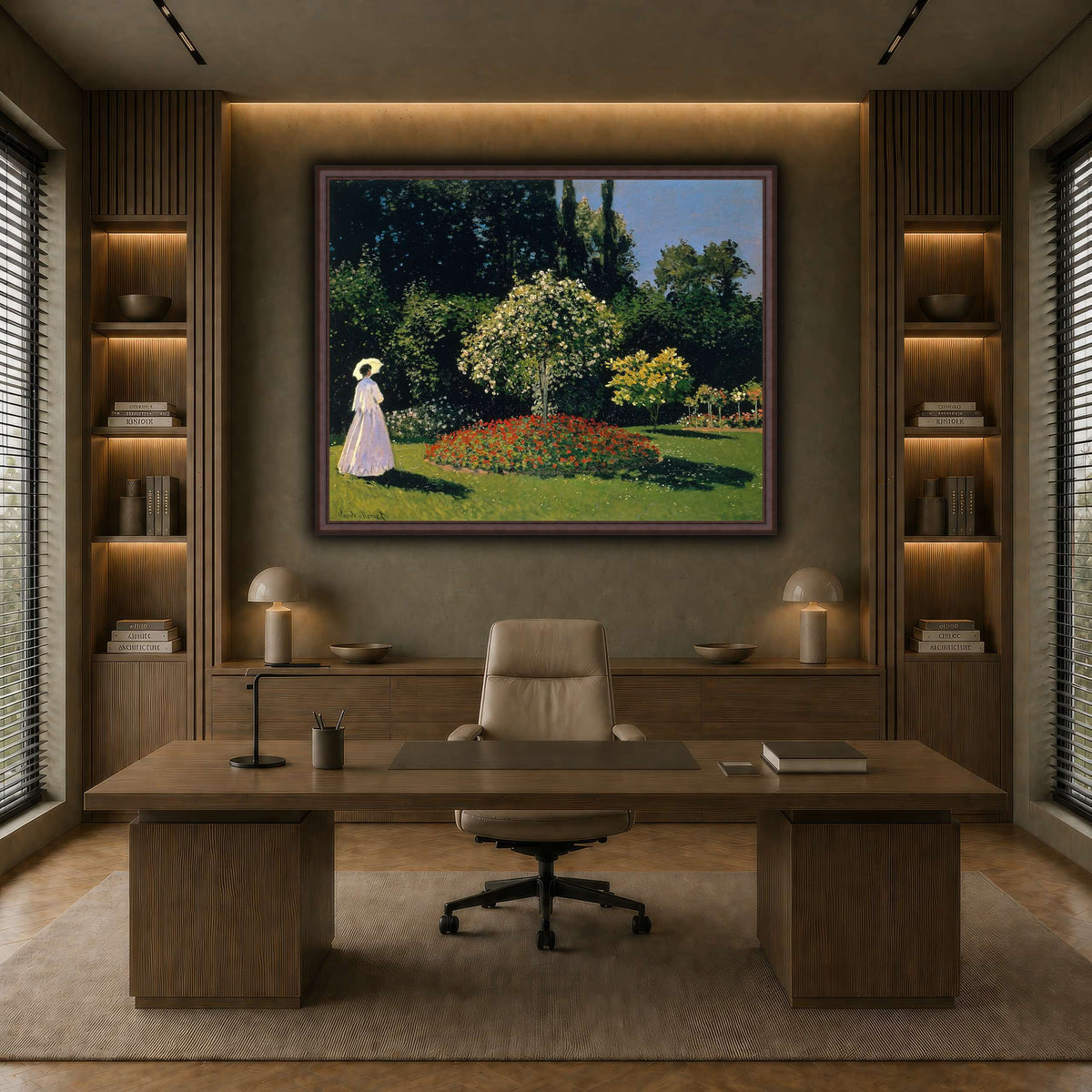 Woman in the Garden earth-office