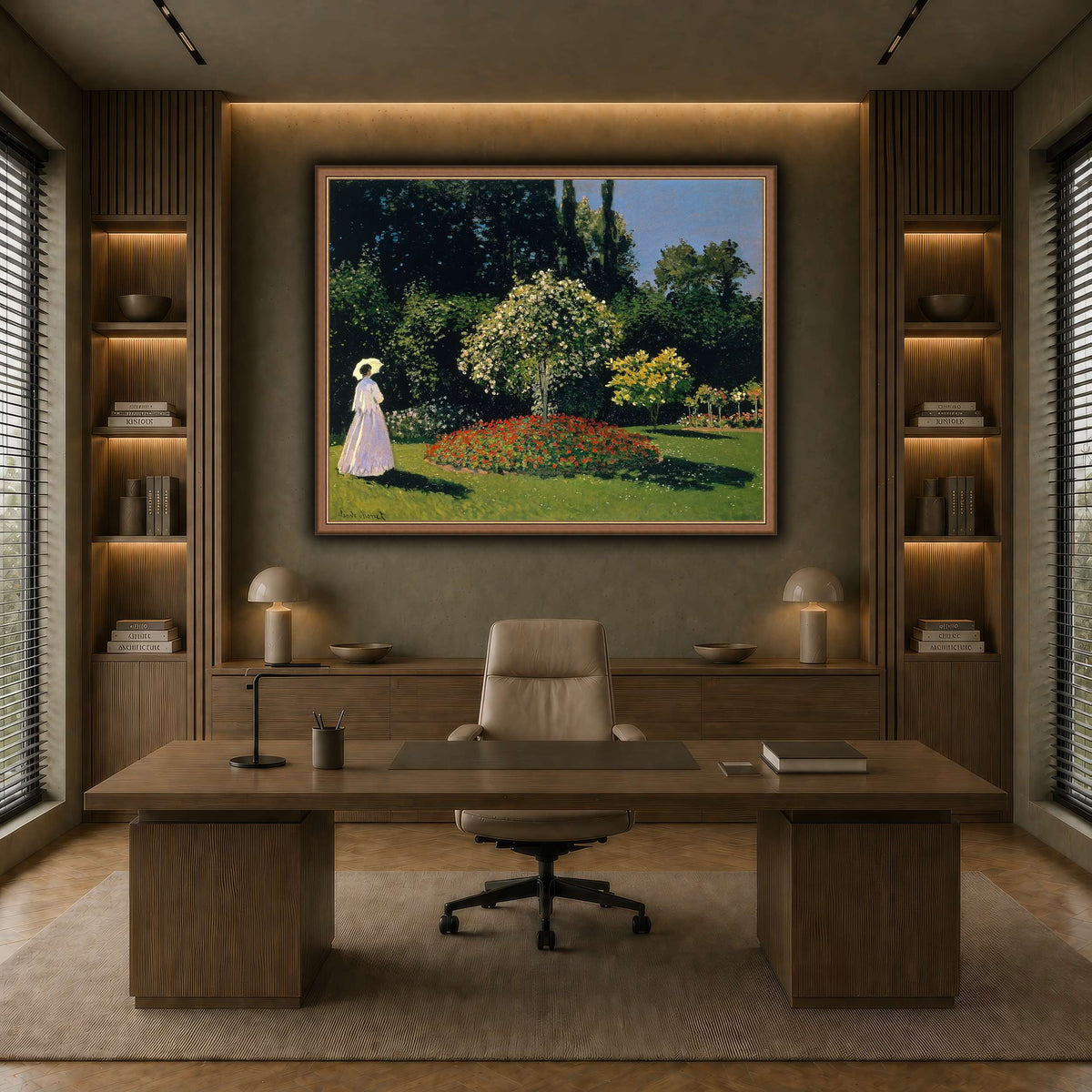 Woman in the Garden earth-office
