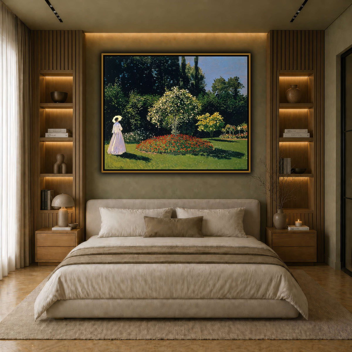 Woman in the Garden earth-bedroom