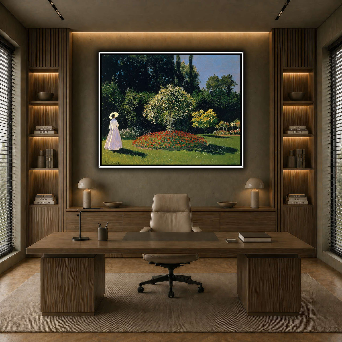 Woman in the Garden earth-office