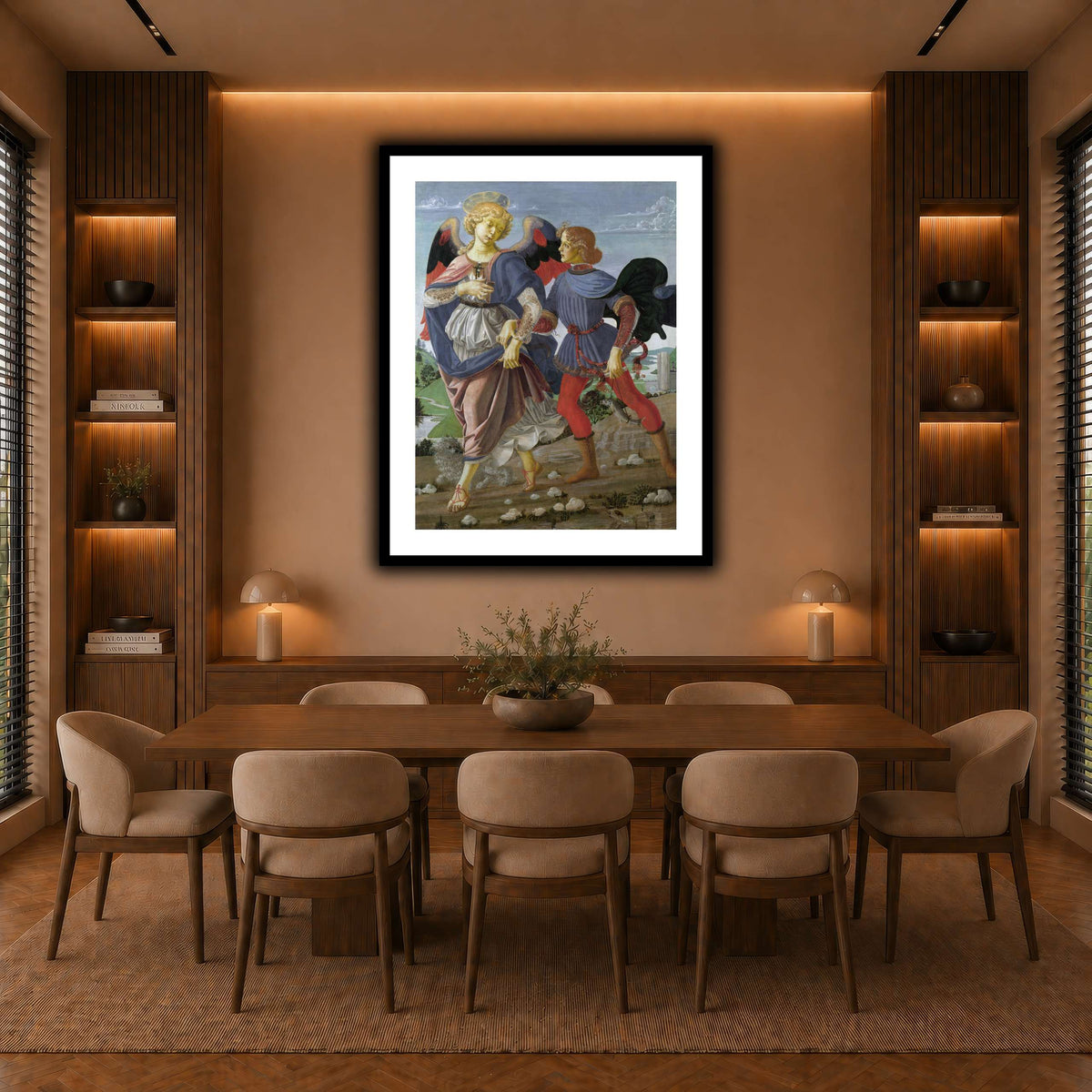 Workshop_of_Andrea_del_Verrocchio._Tobias_and_the_Angel_result warm-dining room