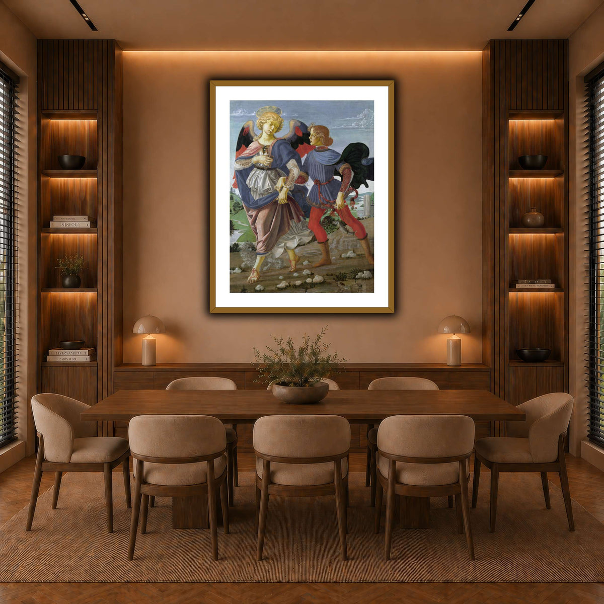 Workshop_of_Andrea_del_Verrocchio._Tobias_and_the_Angel_result warm-dining room