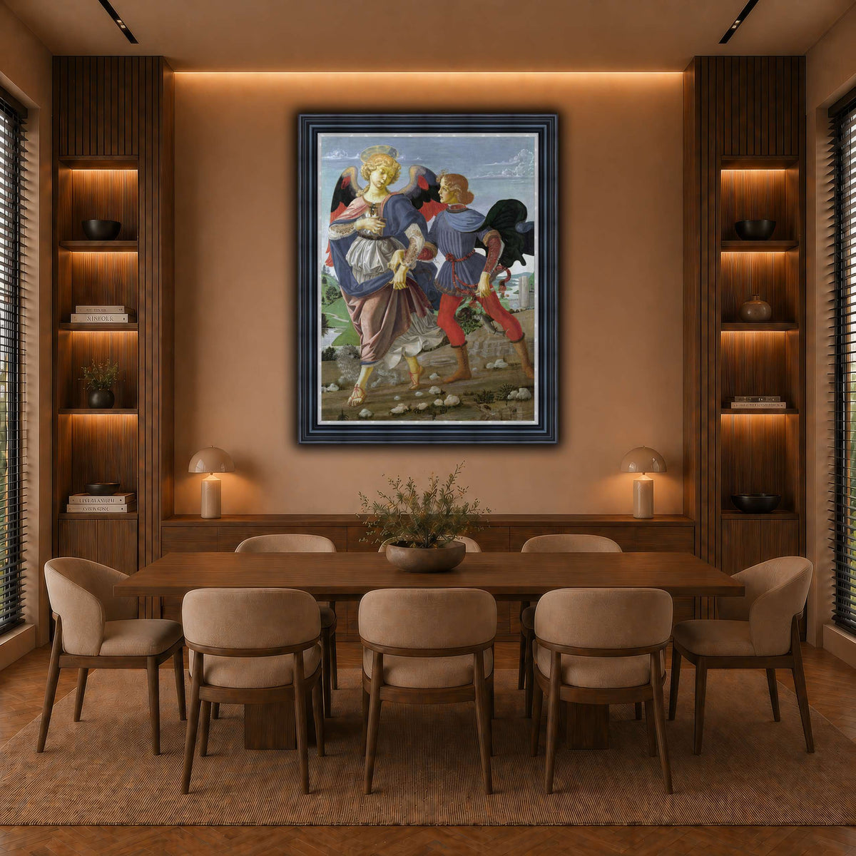 Workshop_of_Andrea_del_Verrocchio._Tobias_and_the_Angel_result warm-dining room