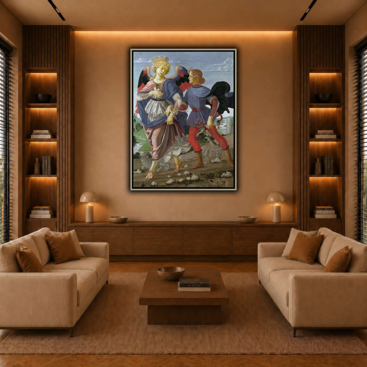 Workshop_of_Andrea_del_Verrocchio._Tobias_and_the_Angel_result warm-living-room