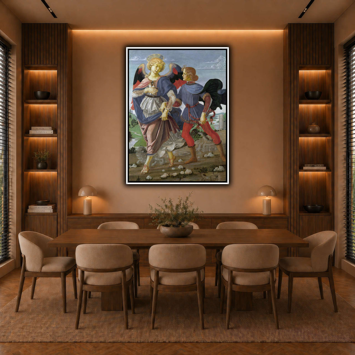 Workshop_of_Andrea_del_Verrocchio._Tobias_and_the_Angel_result warm-dining room