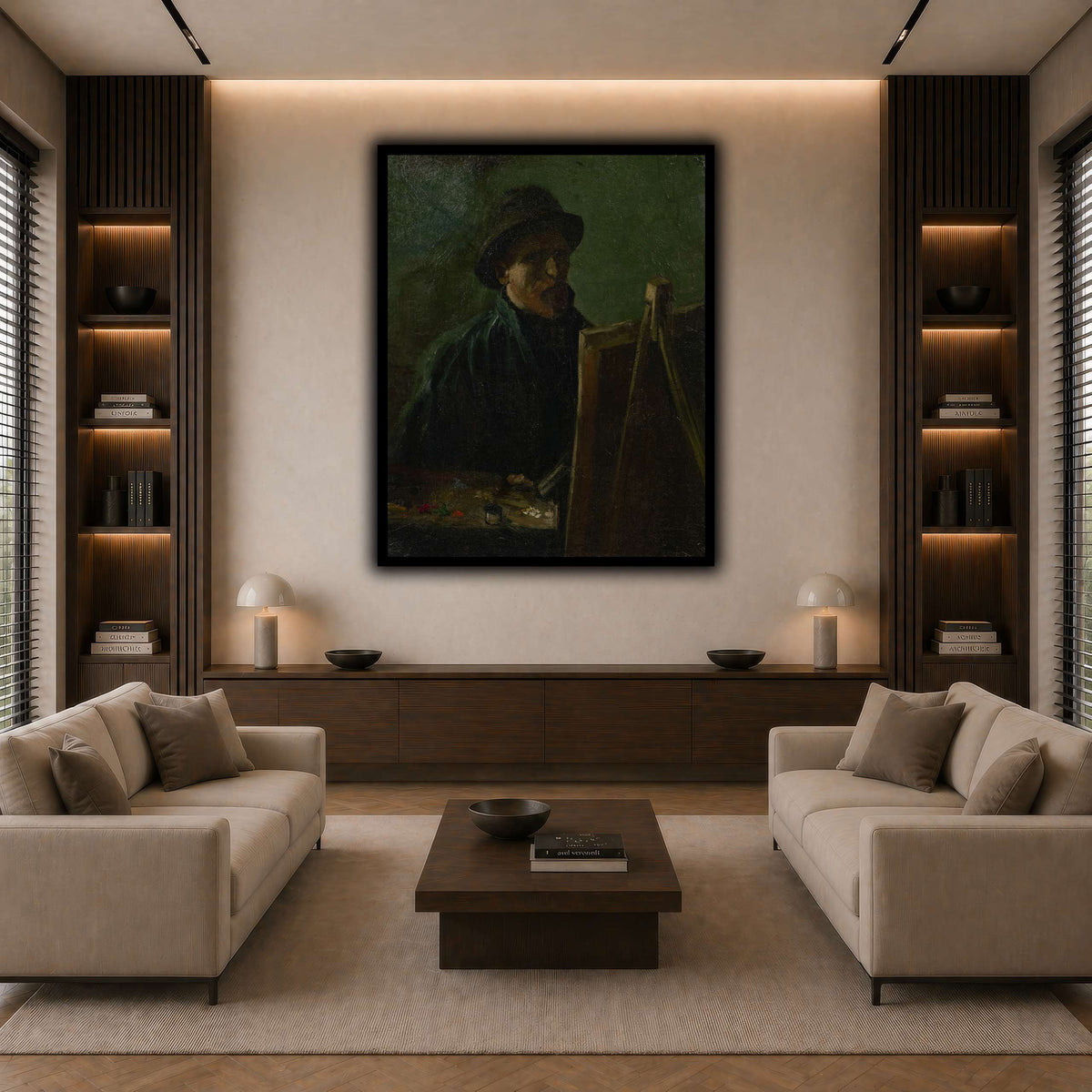 Zelfportret_als_schilder dark neutral-living room