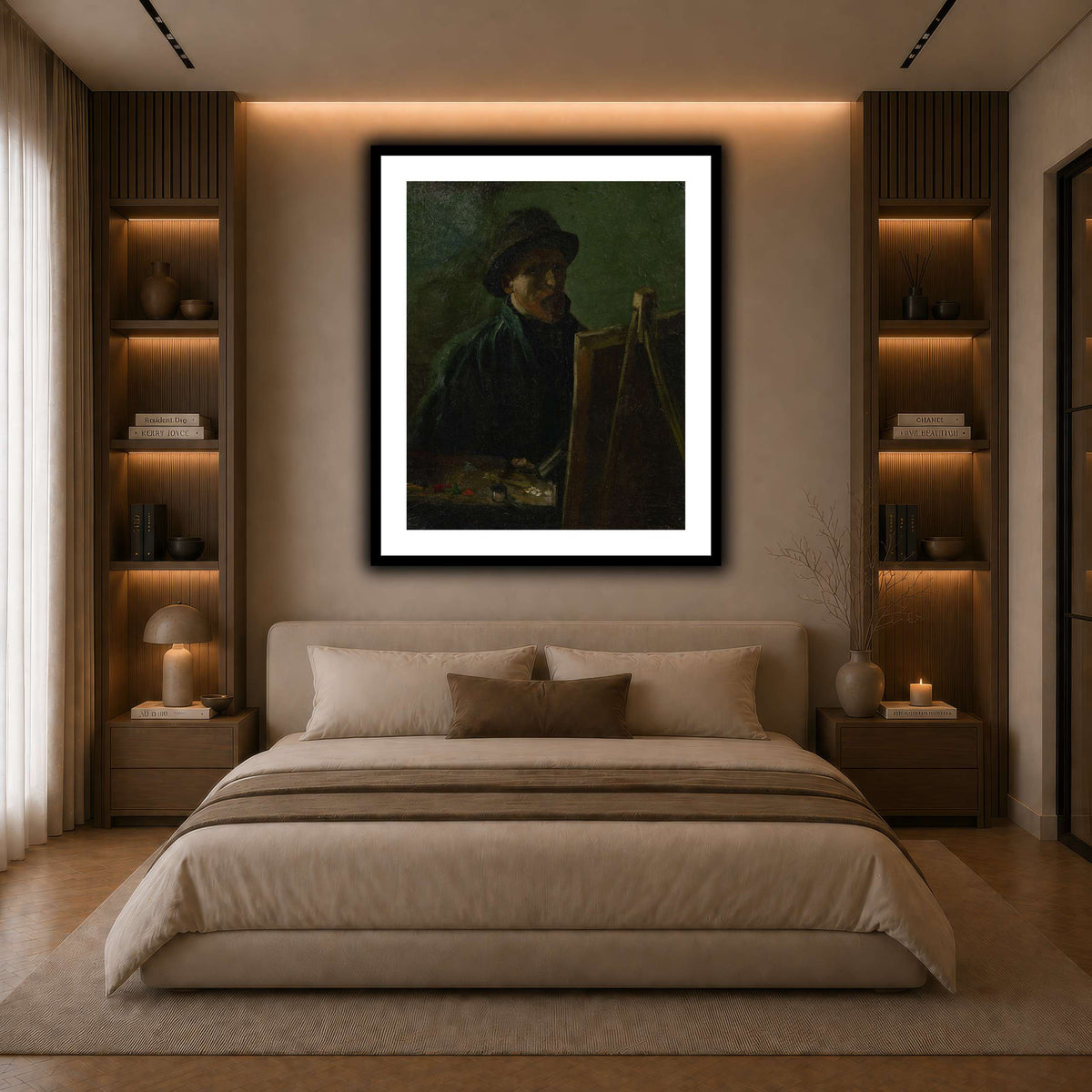 Zelfportret_als_schilder dark neutral-bedroom