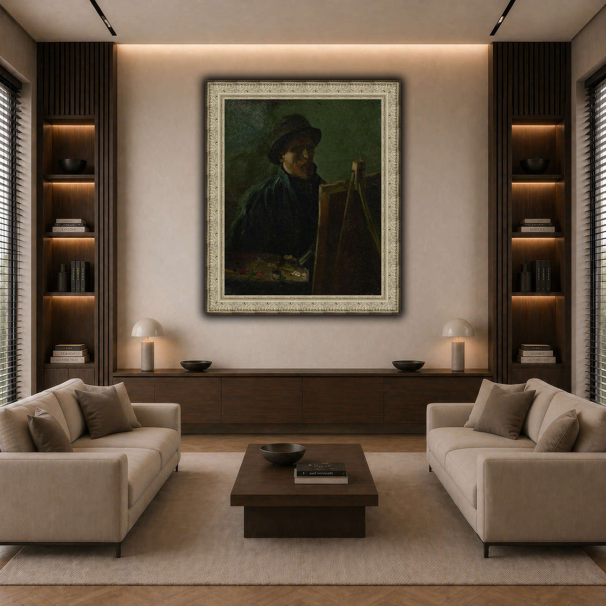 Zelfportret_als_schilder dark neutral-living room