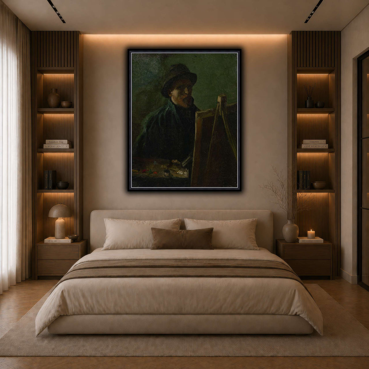 Zelfportret_als_schilder dark neutral-bedroom