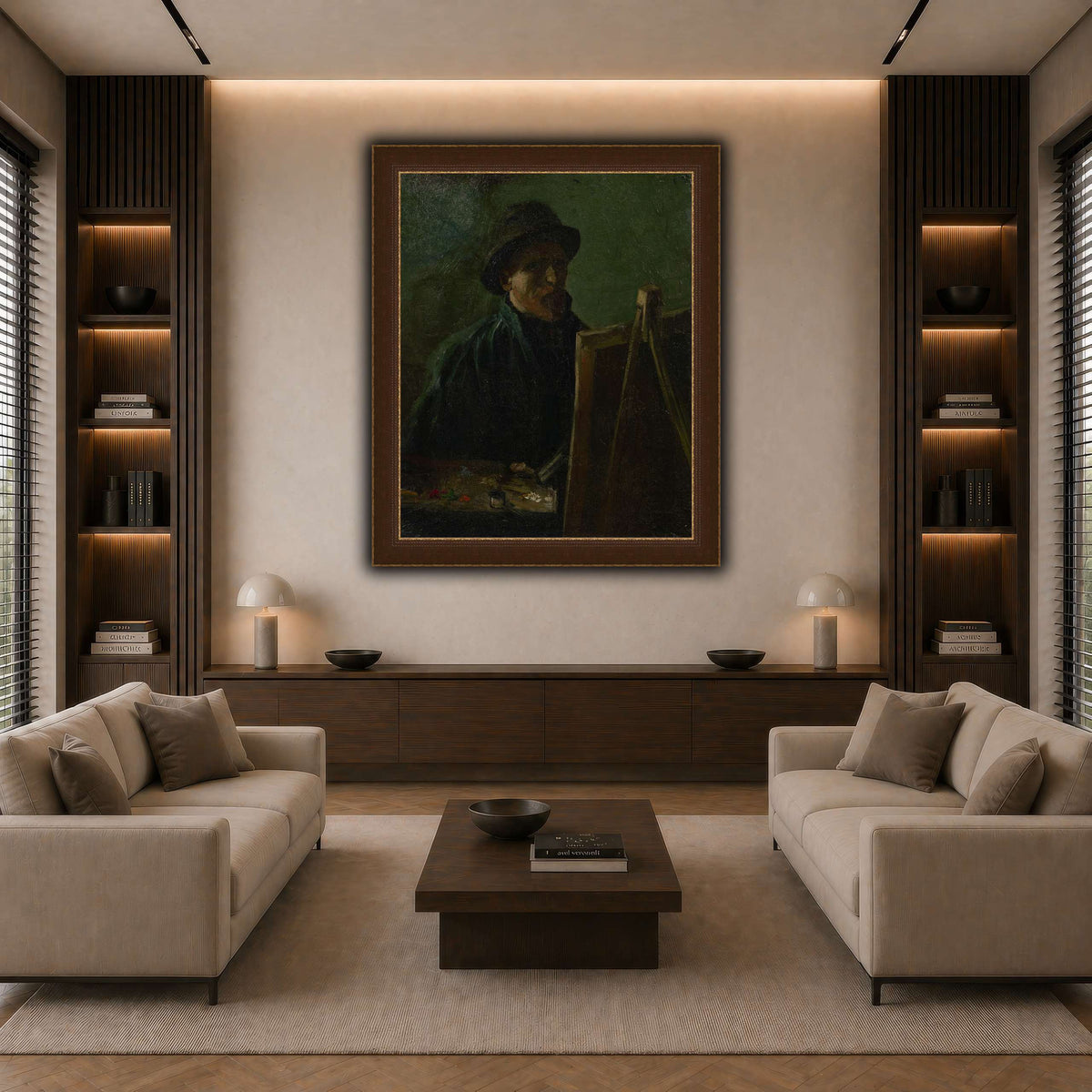 Zelfportret_als_schilder dark neutral-living room