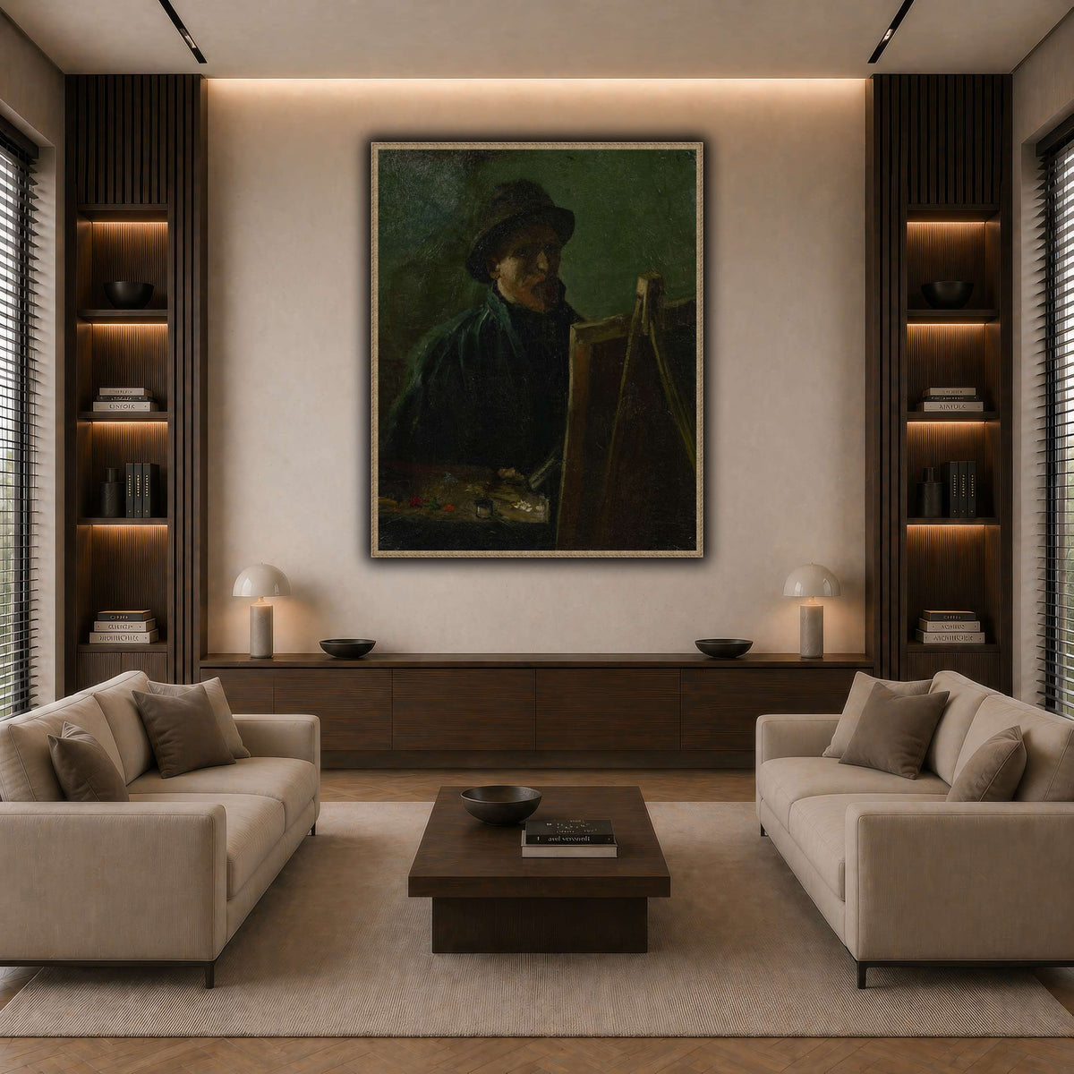 Zelfportret_als_schilder dark neutral-living room