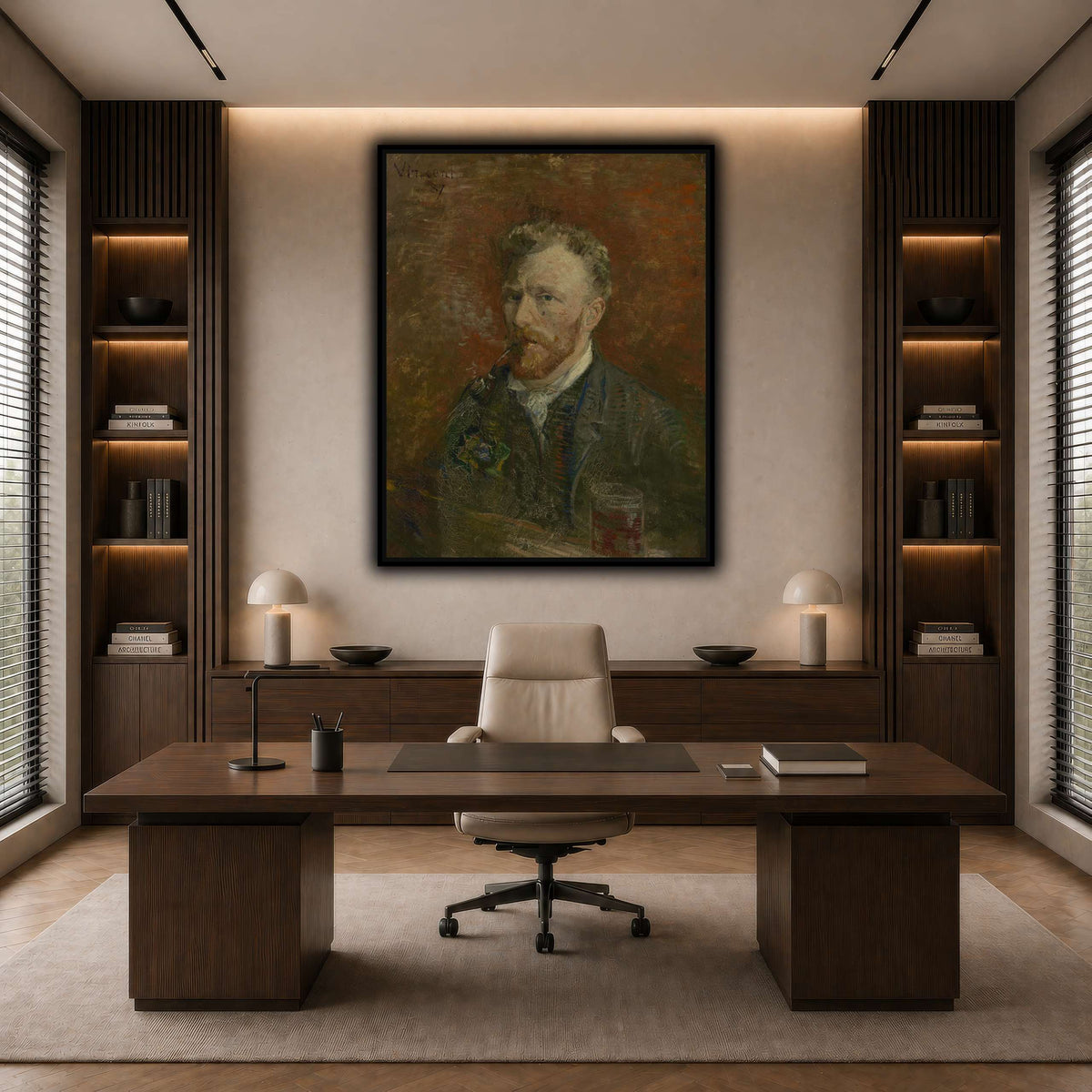 Zelfportret_met_glas dark neutral-office