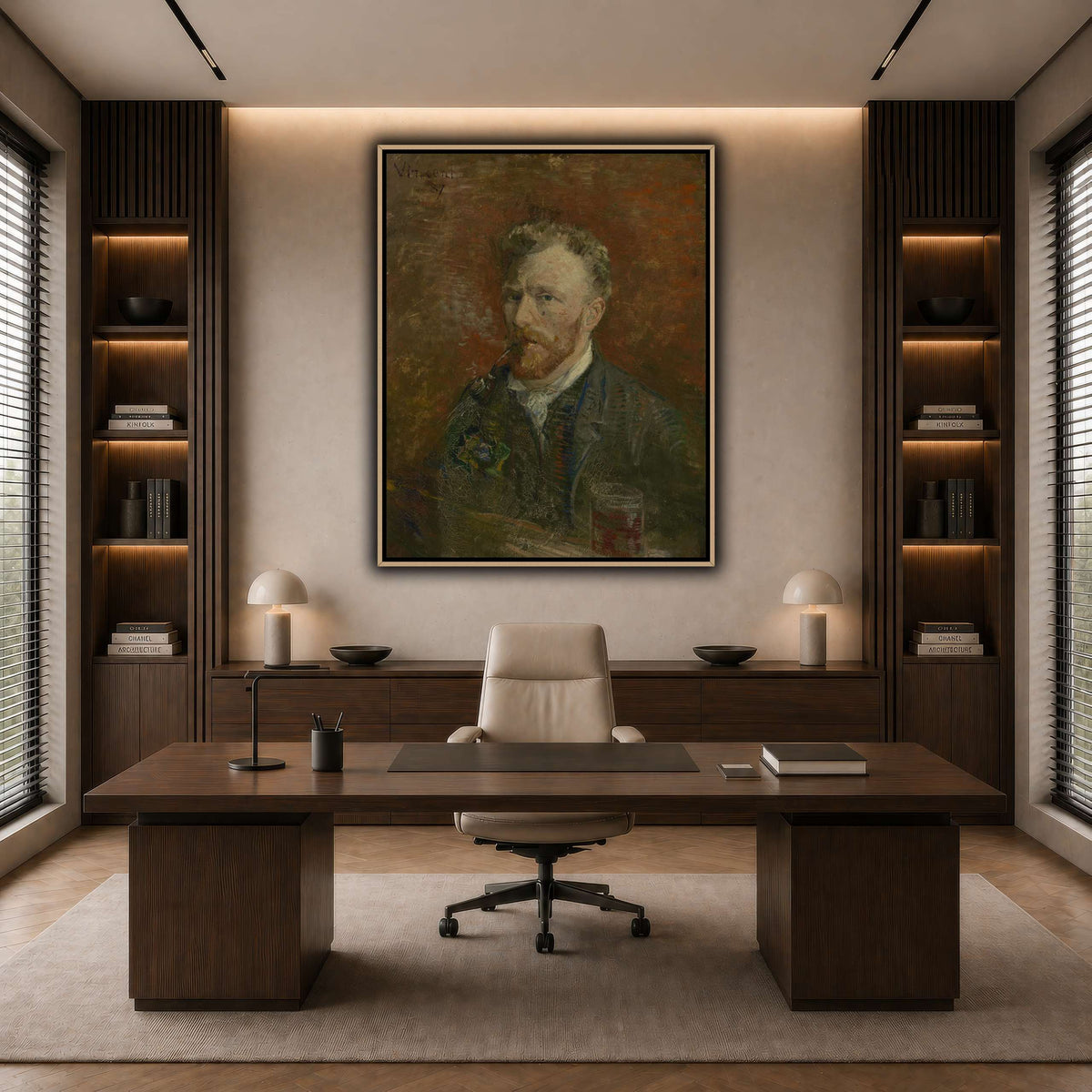 Zelfportret_met_glas dark neutral-office