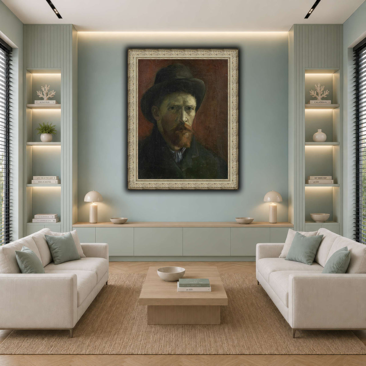 Zelfportret_met_vilthoed_-_s0162V1962 cool-living room