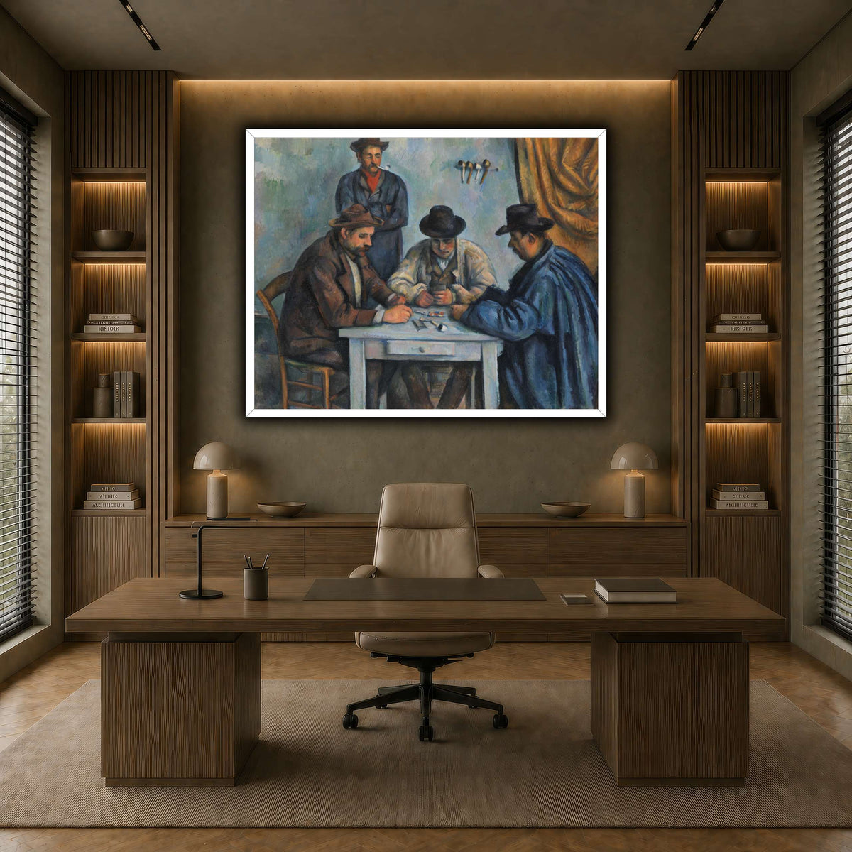 card players _Paul_Cezanne earth-office