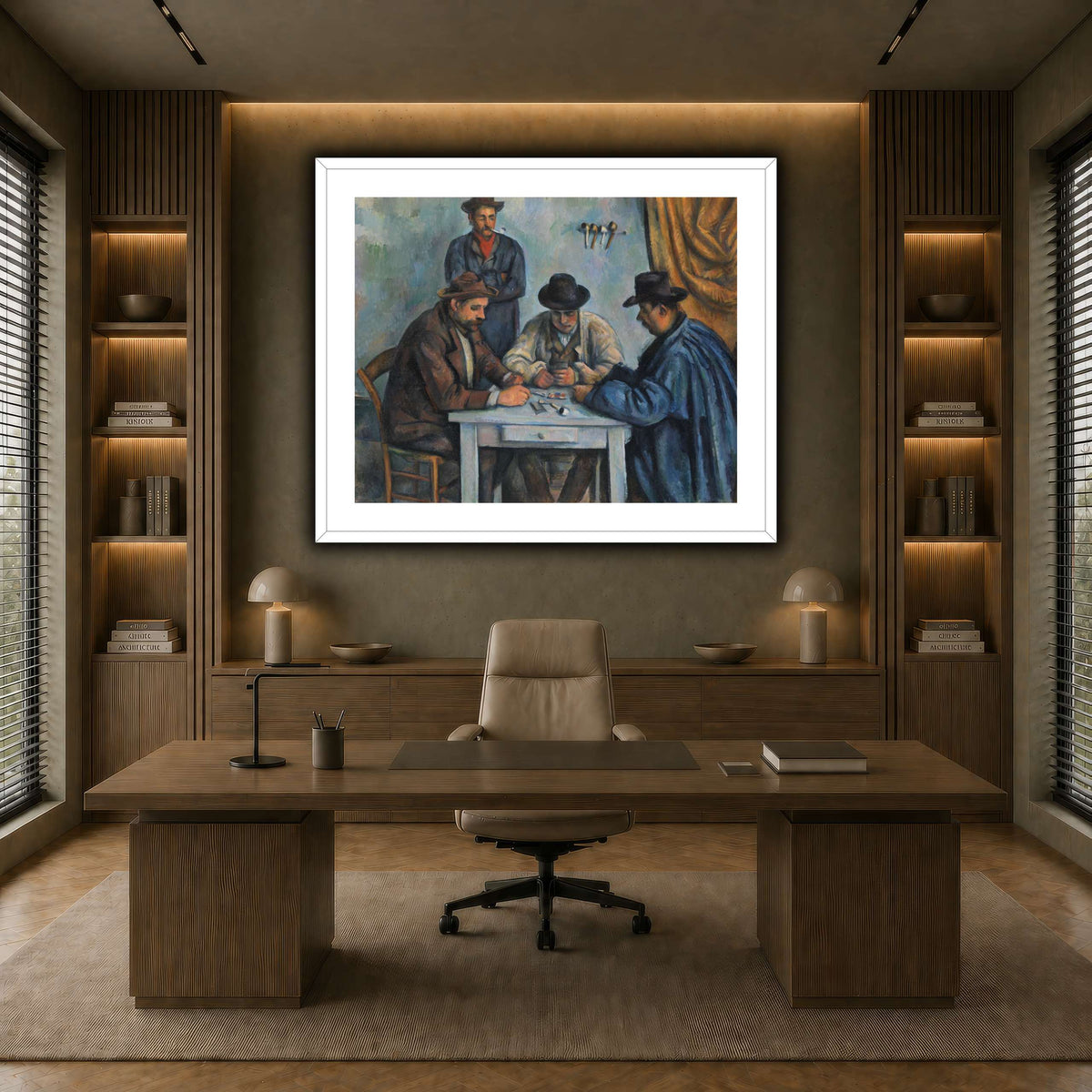 card players _Paul_Cezanne earth-office